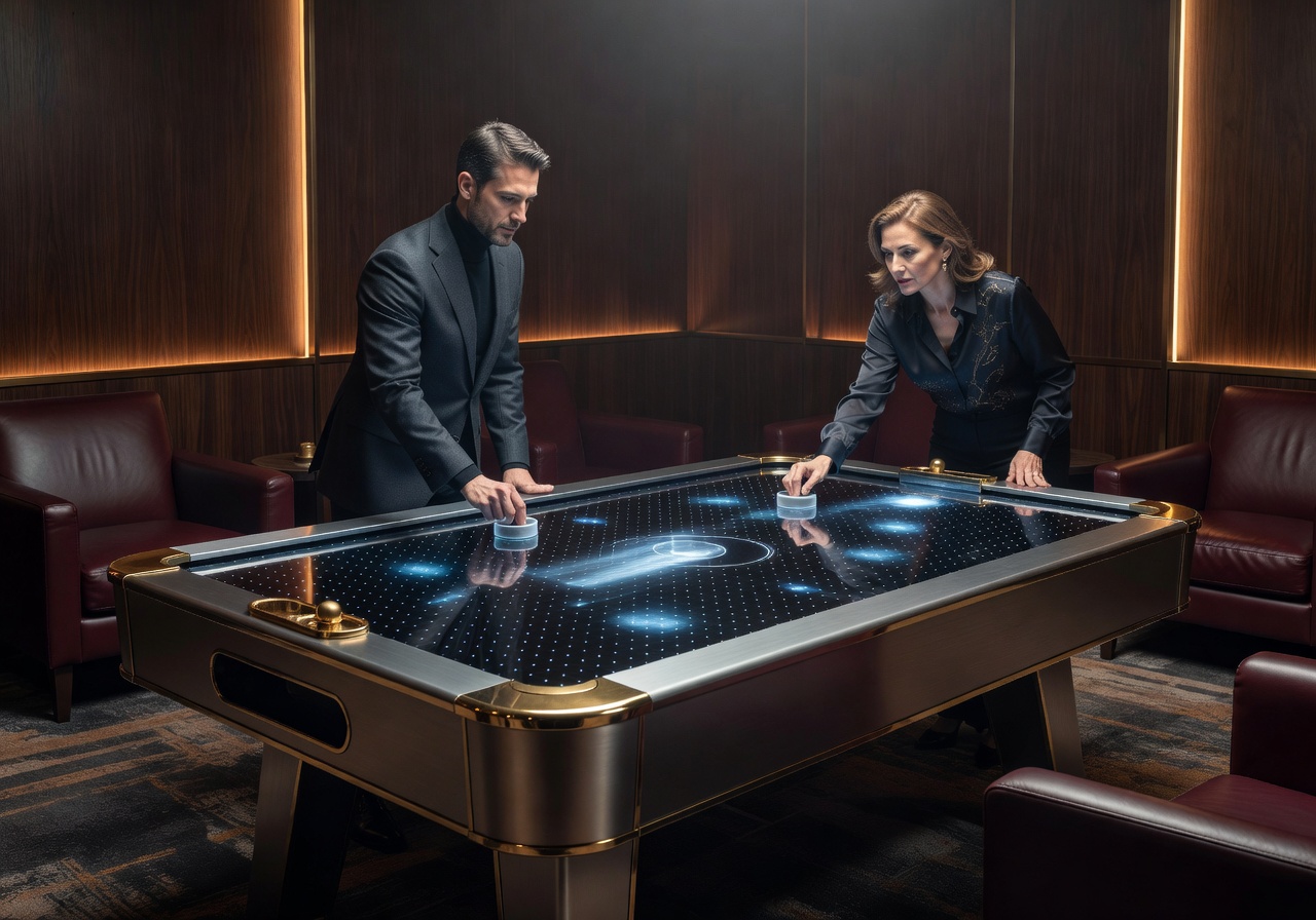 Air hockey luxury arcade