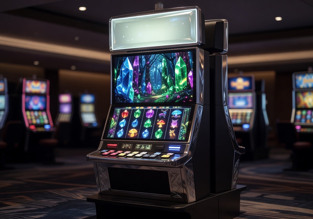 Roulette table with neon lighting