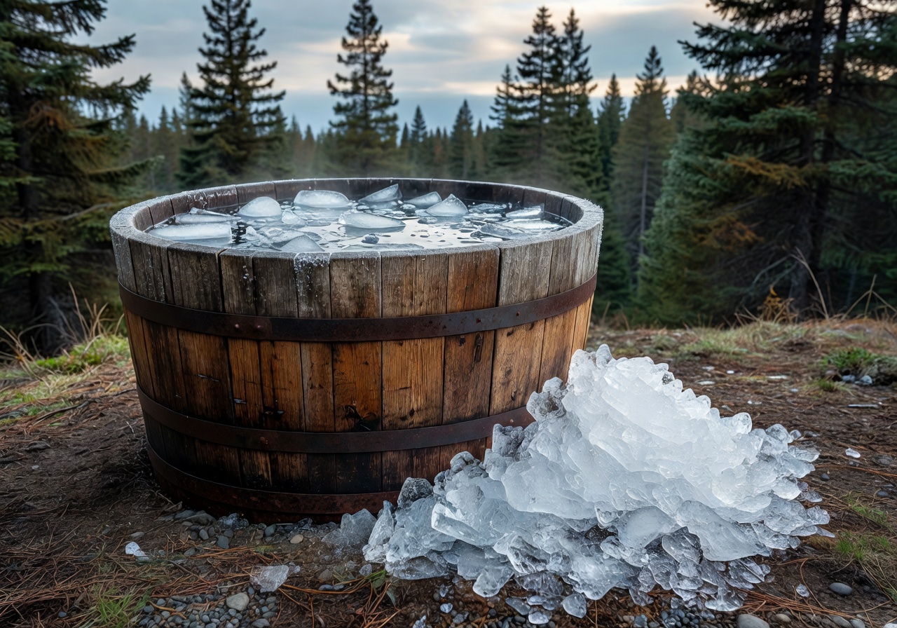 Ice therapy plunge pool