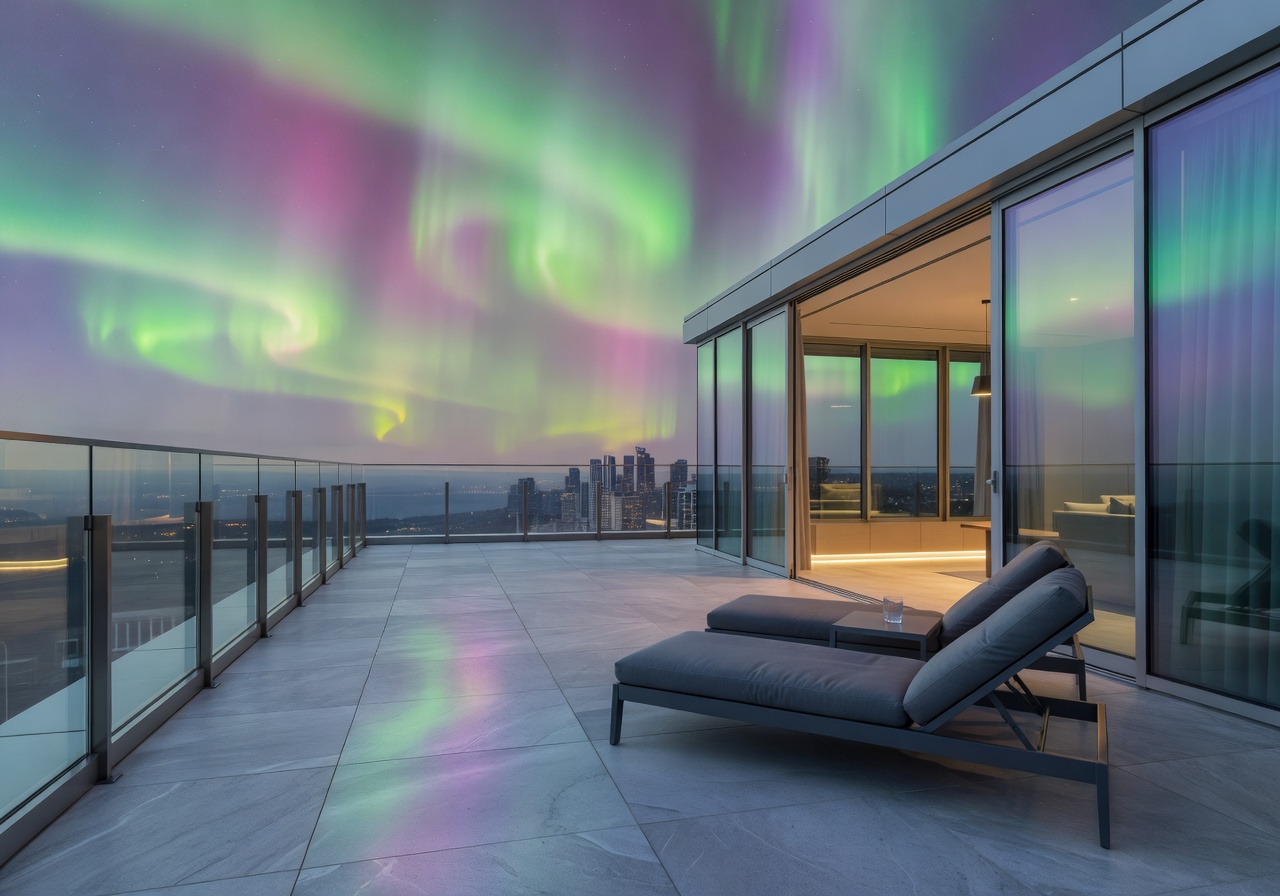 Penthouse Aurora Suite with private terrace